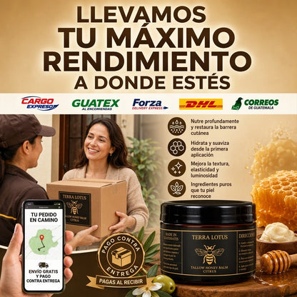 TERRA LOTUS™ BÁLSAMO DE SEBO + MIEL 🍯✨ HIDRATACIÓN PROFUNDA PARA UNA PIEL SUAVE Y RADIANTE