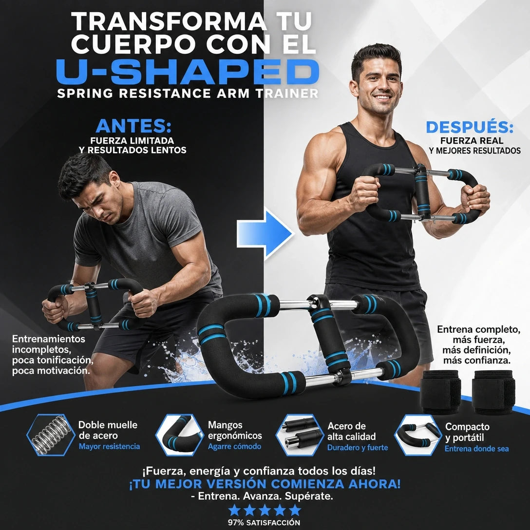 POWER CHEST PRO 💪🔥 Ejercitador Pectoral Multifuncional — Entrena Pecho, Brazos, Hombros y Espalda Desde Casa ⚡