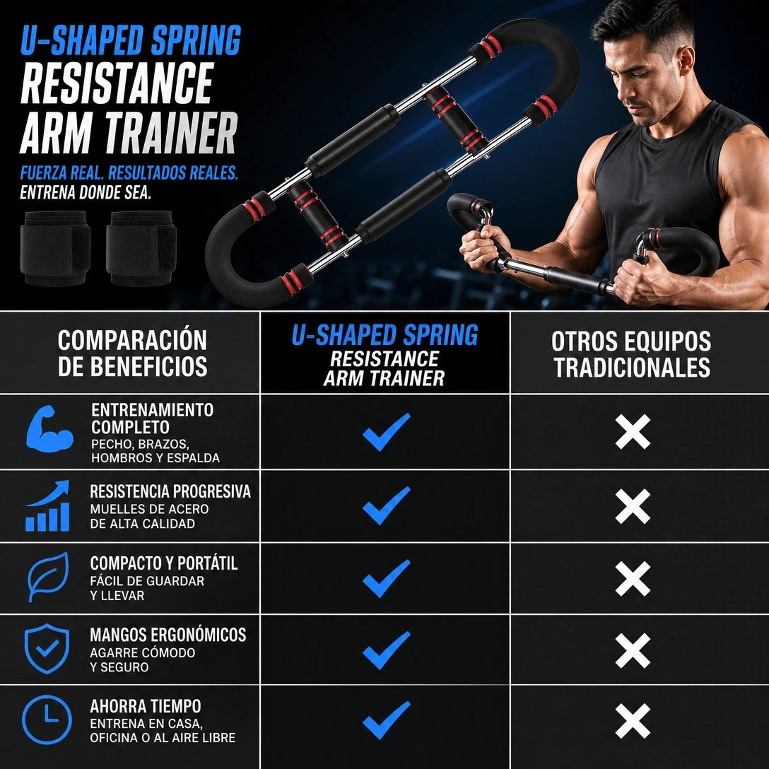 POWER CHEST PRO 💪🔥 Ejercitador Pectoral Multifuncional — Entrena Pecho, Brazos, Hombros y Espalda Desde Casa ⚡